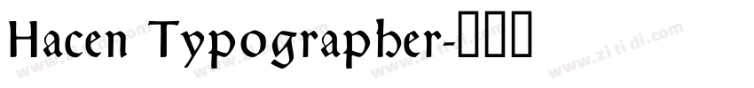 Hacen Typographer字体转换